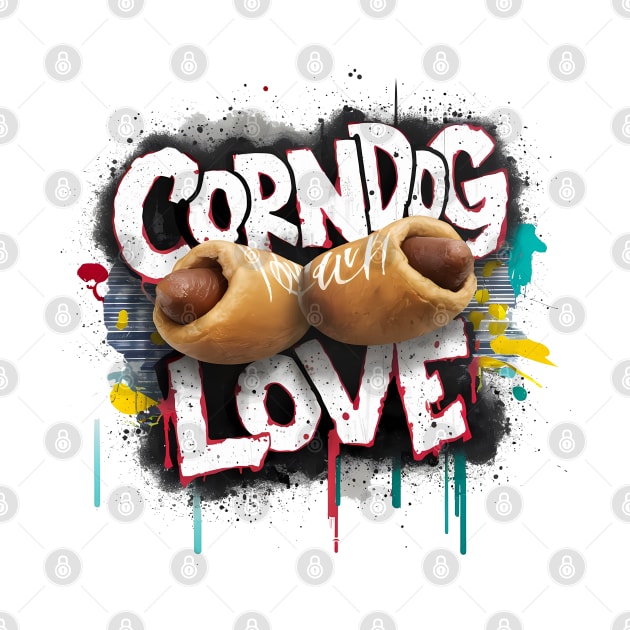 Corndog Love Design by RazorDesign234