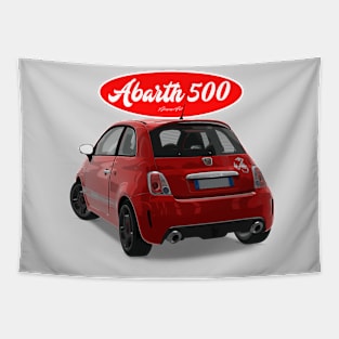 ABARTH 500 Red Scorpion Back Tapestry