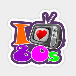 1980's Series I love the 80's (television) Magnet