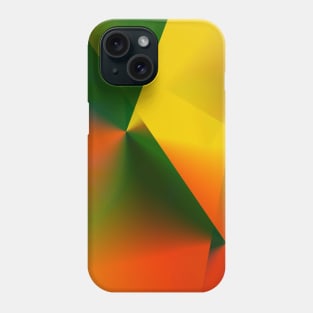 red blue green yellow texture design Phone Case