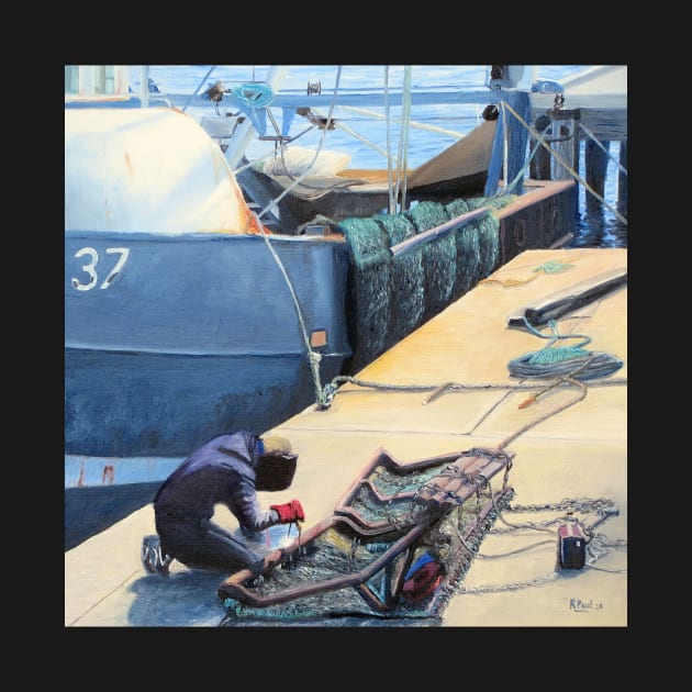 Boat Repairs - Weymouth Harbour by richardpaul