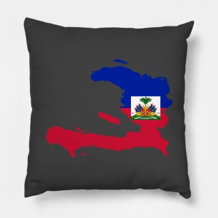 HAITIAN MAP FLAG Pillow