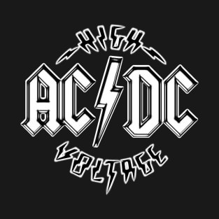 Vintage ACDC High Voltage Neon Style T-Shirt