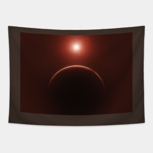 Mond Planet Staub Sturm Tapestry