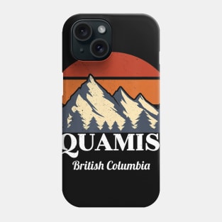 Squamish BC Vacation Hiking Camping Retro Family Group Gift Phone Case