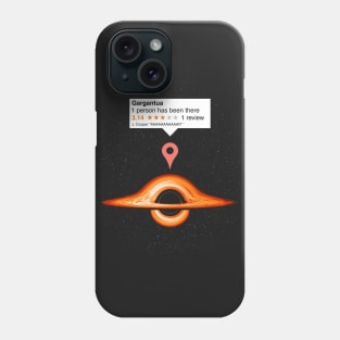 Black hole review Phone Case