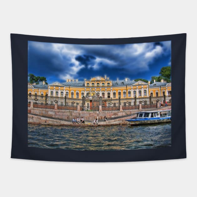 Sheremetev Palace, Saint Petersburg, Russia Tapestry by vadim19