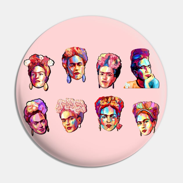 Frida collection Pin by mailsoncello