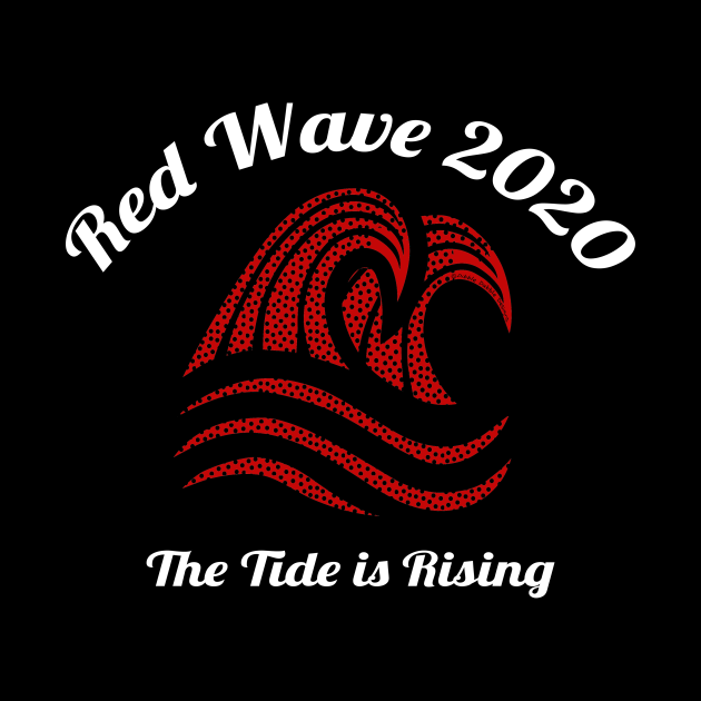 Pro Trump Red Wave 2020 Red Wave Pin TeePublic
