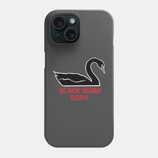 Black Swan 2024 Phone Case by Art from the Blue Room