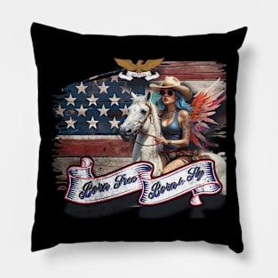 Born Free ,Born to fly Pillow