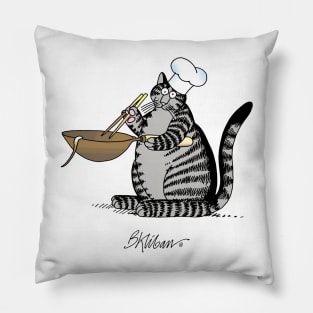 B kliban cat - chef cat Pillow
