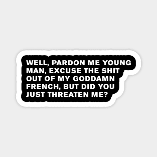 The Walking Dead Quote Magnet