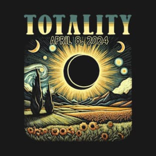 Solar Eclipse 2024 Totality April 8 T-Shirt