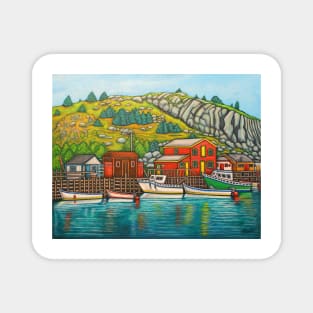 Colours of Quidi Vidi, Newfoundland Magnet