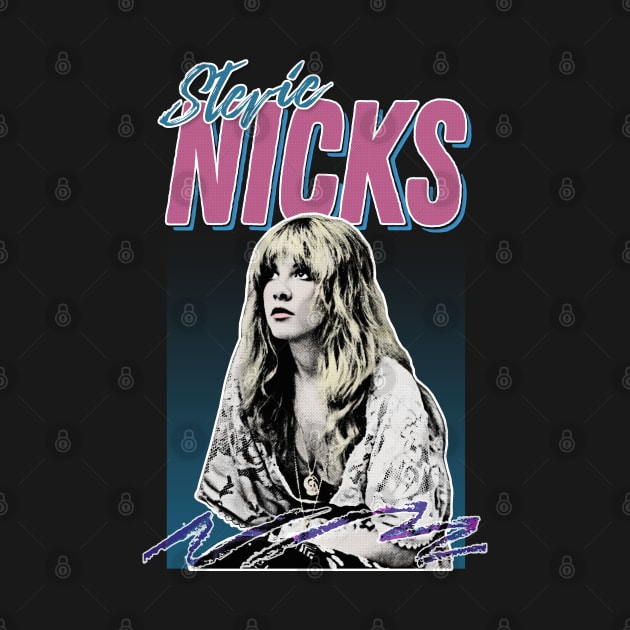 Stevie Nicks - Retro Vintage Styled Design by DankFutura