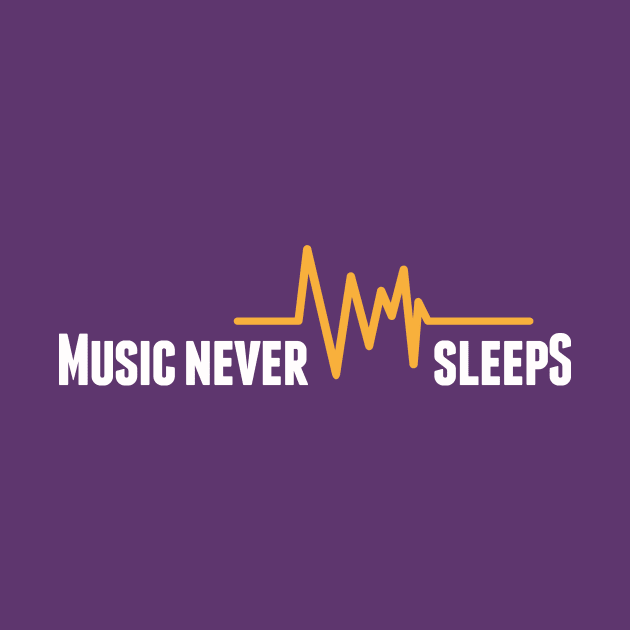 Music never sleeps (white) by nektarinchen