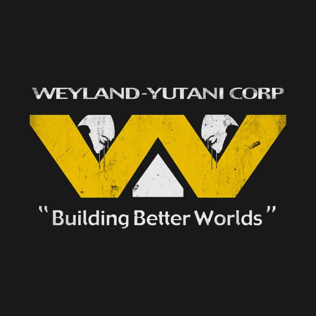 Weyland Yutani Corp Aliens Vintage Retro by Bigfinz