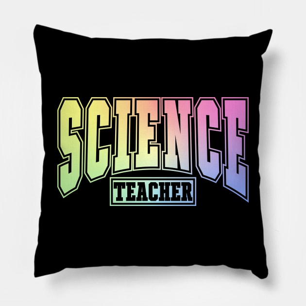Science Teacher Pillow by ScienceCorner