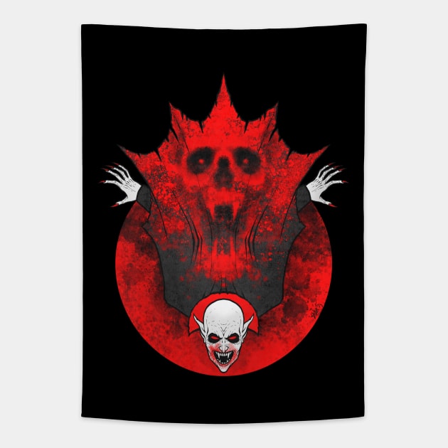 FrightFall2023: BLOOD SUCKER Tapestry by Chad Savage