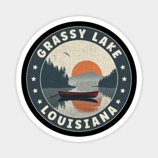 Grassy Lake Louisiana Sunset Magnet