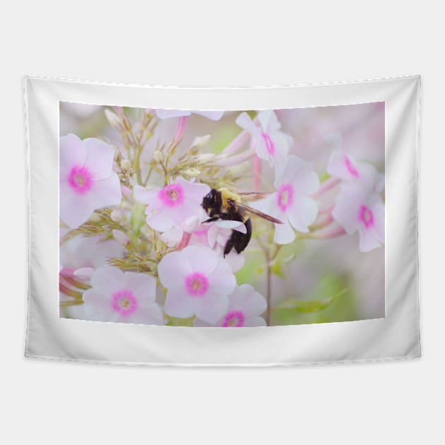 Bumblebee & Phlox Tapestry by LaurieMinor