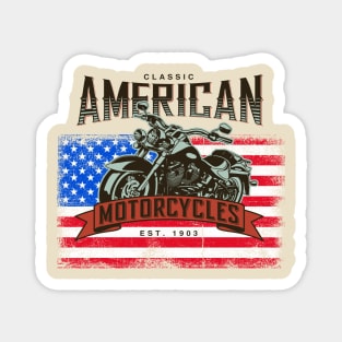 American Motorcycles Magnet