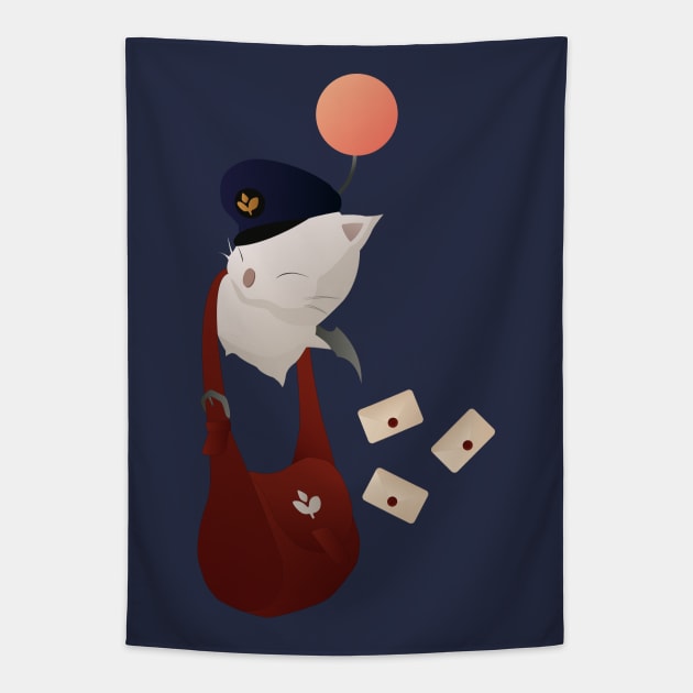 Final Fantasy XIV - Delivery Moogle Tapestry by krispies69