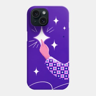 Reach for the bright stars Phone Case