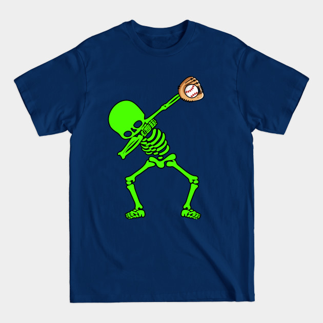 Discover Dabbing Skeleton Baseball Player Halloween - Dabbing Skeleton Baseball Player - T-Shirt