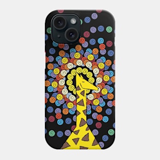 Meditating Giraffe Phone Case