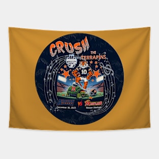 90s Auburn vs Maryland Football Tapestry