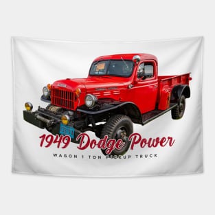 1949 Dodge Power Wagon 1 Ton Pickup Truck Tapestry