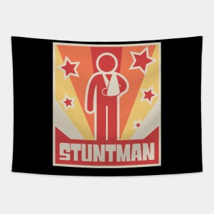 Stuntman Fractured Broken Hand Get Well Gift Tapestry