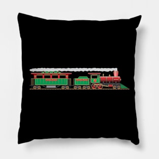 Santa's Christmas Express Pillow