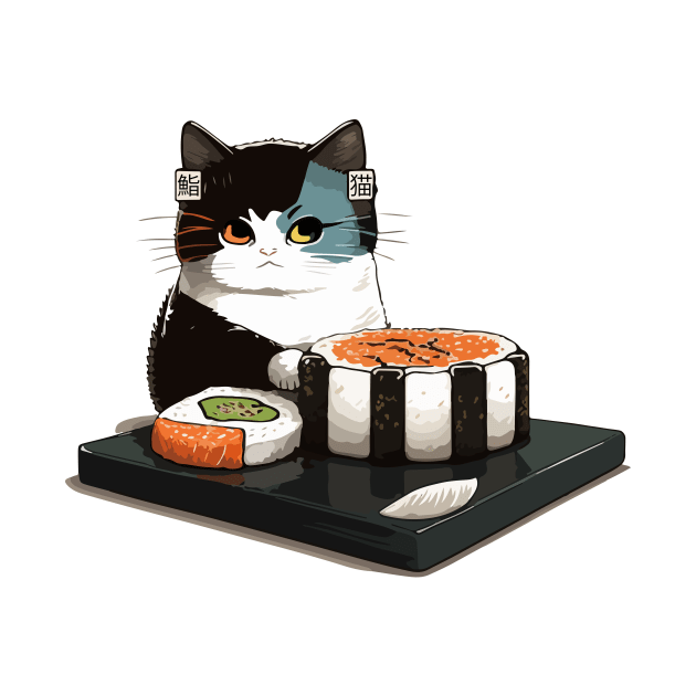 Sushi Cat by DragonDream