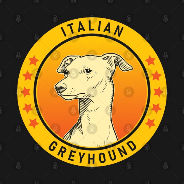 Italian Greyhound Dog Portrait by millersye