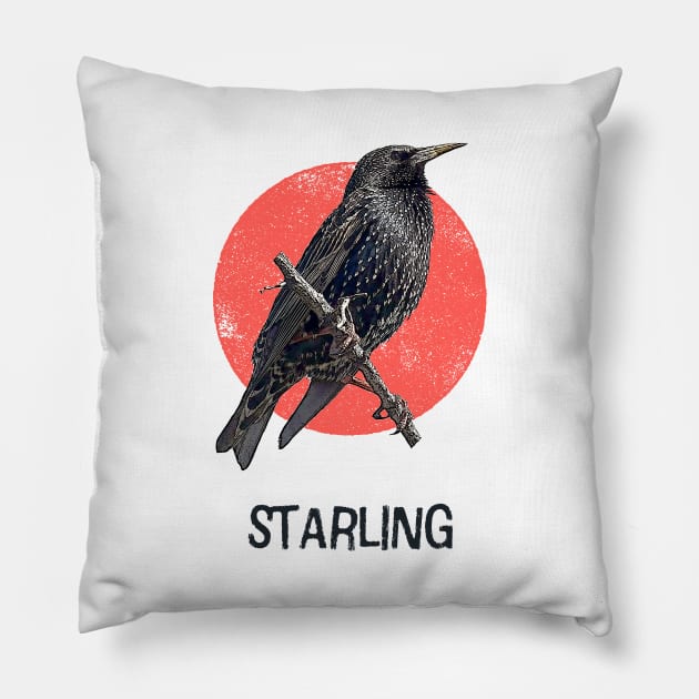 Starling Pillow by Siren Seventy One