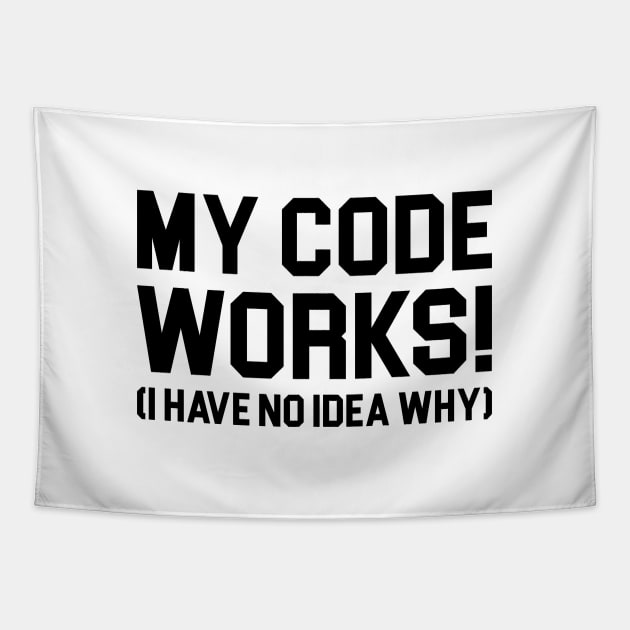 My Code Works Tapestry by Venus Complete