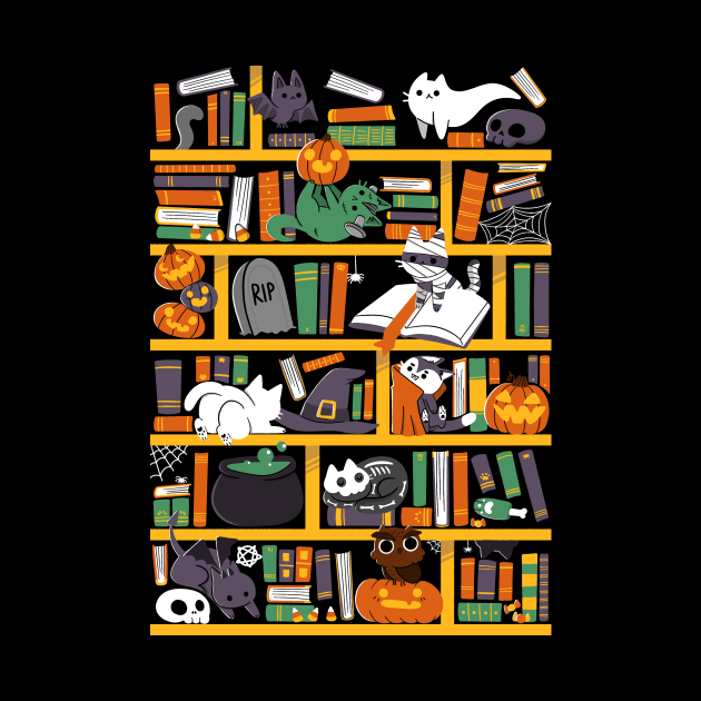 Halloween Library by TaylorRoss1