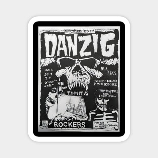 Danzig Misfits And Samhain - Mowmat Studio #14 Magnet