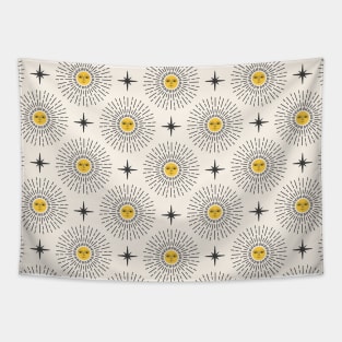 Sunshine with Face Celestial Tapestry