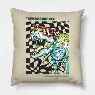 Rex Vision: 3D Jurassic Style Pillow