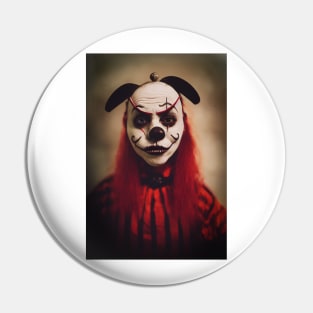 A Creepy, Scary Clown Pin