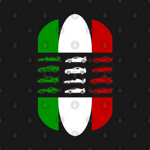 Italian Race Cars by Markyartshop