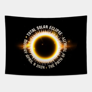 total solar eclipse - the path of totality Tapestry