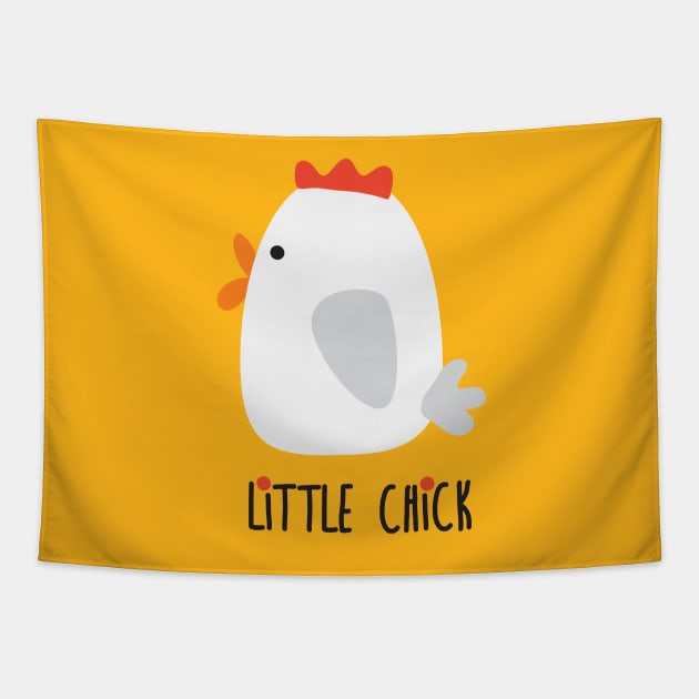 Little Chick Tapestry by thedailysoe