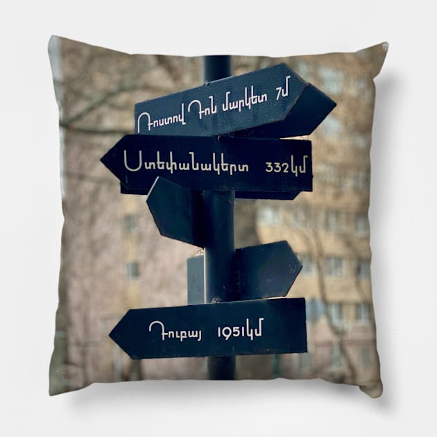 yerevan Pillow by teehood