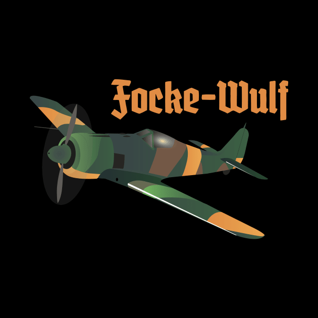 Focke-Wulf Fw 190 German WWII Airplane by NorseTech
