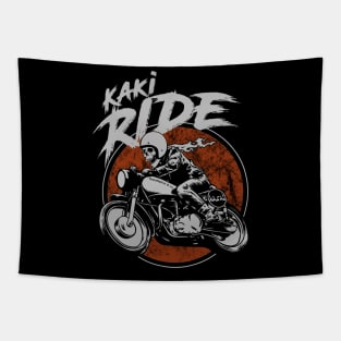 Kaki Ride Tapestry